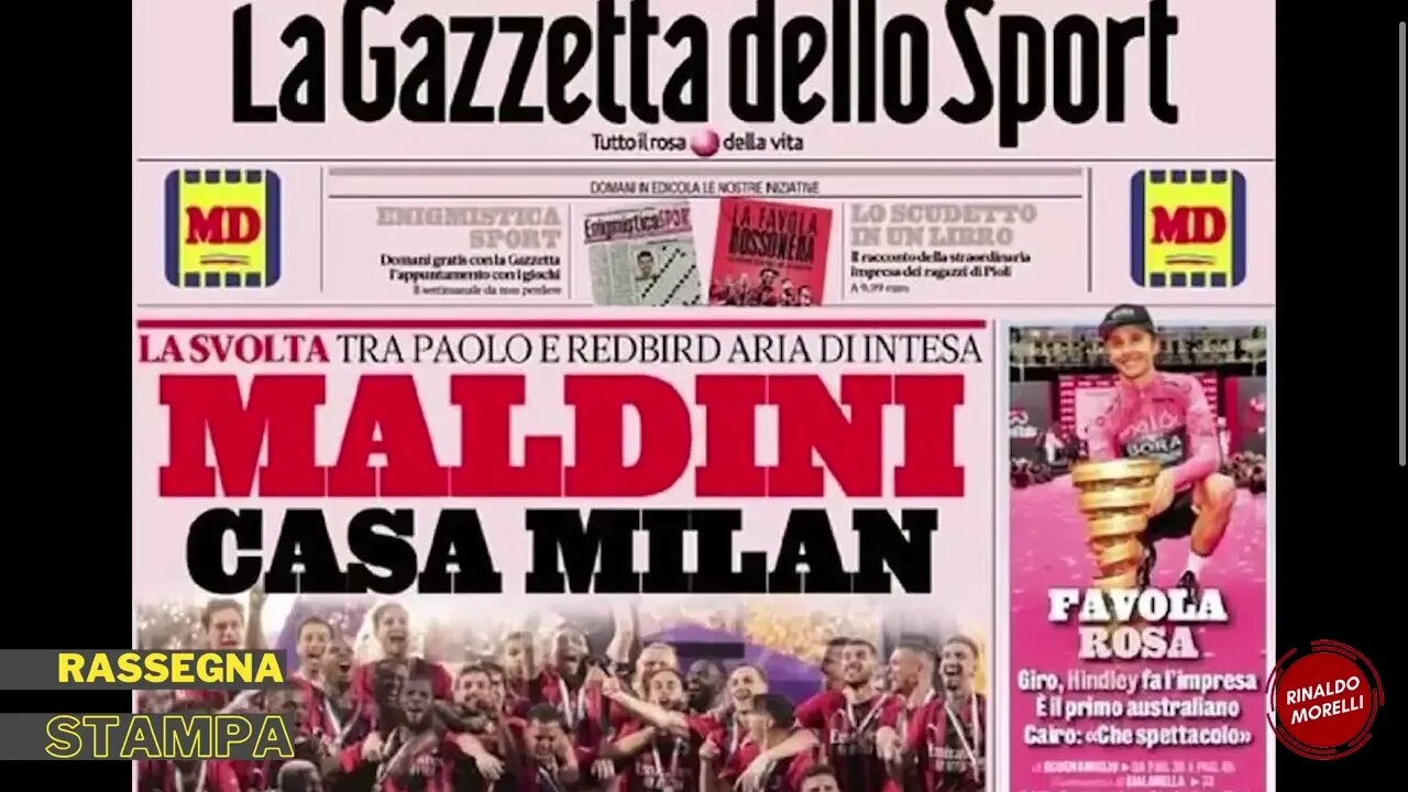 Arriva Cardinale per il Milan, Monza in Serie A. Rassegna Stampa Sportiva ep.70 | 30.05.2022