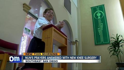 Robotic technology helps 78-year-old nun get back on her feet