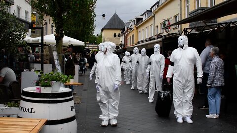 Valkenburg Centrum Witte Pakken Mars 15 mei 2021 part 1