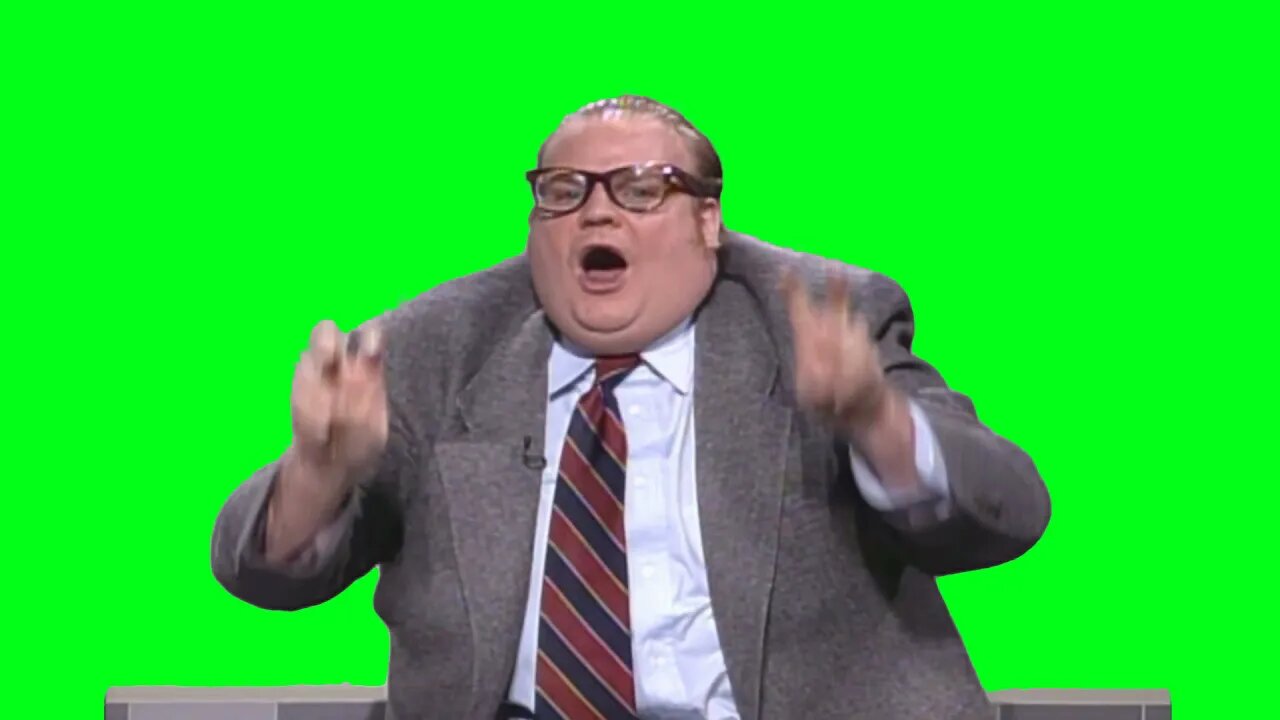 chris farley green screen