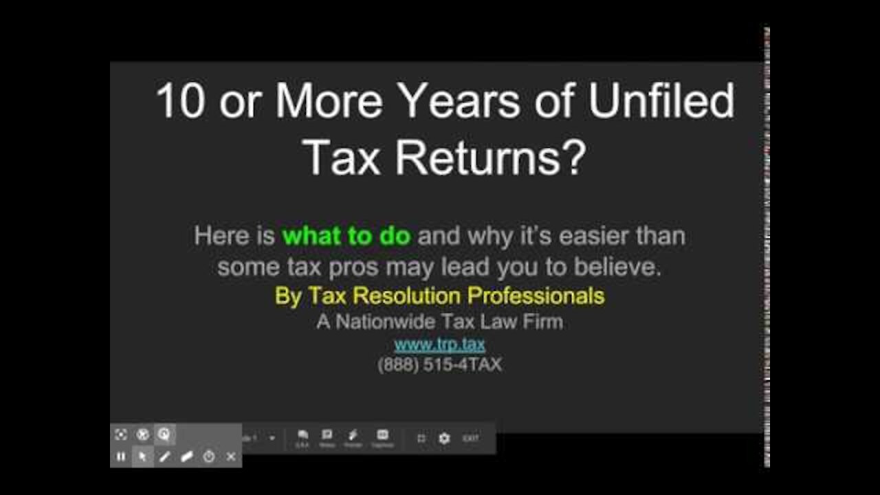 10 Years of Unfiled Taxes: What To Do After A Decade