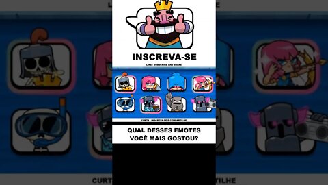 TODOS OS EMOTES CLASH ROYALE PARTE 5