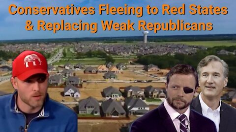 Vincent James || Conservatives Fleeing to Red States & Replacing Weak Republicans