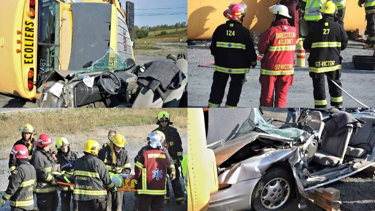 Simulation accidents Saint-Victor