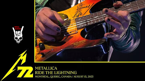 Metallica - Ride the Lightning (Montreal, Canada - August 13, 2023)