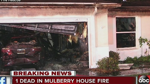 1 dead in Mulberry house fire