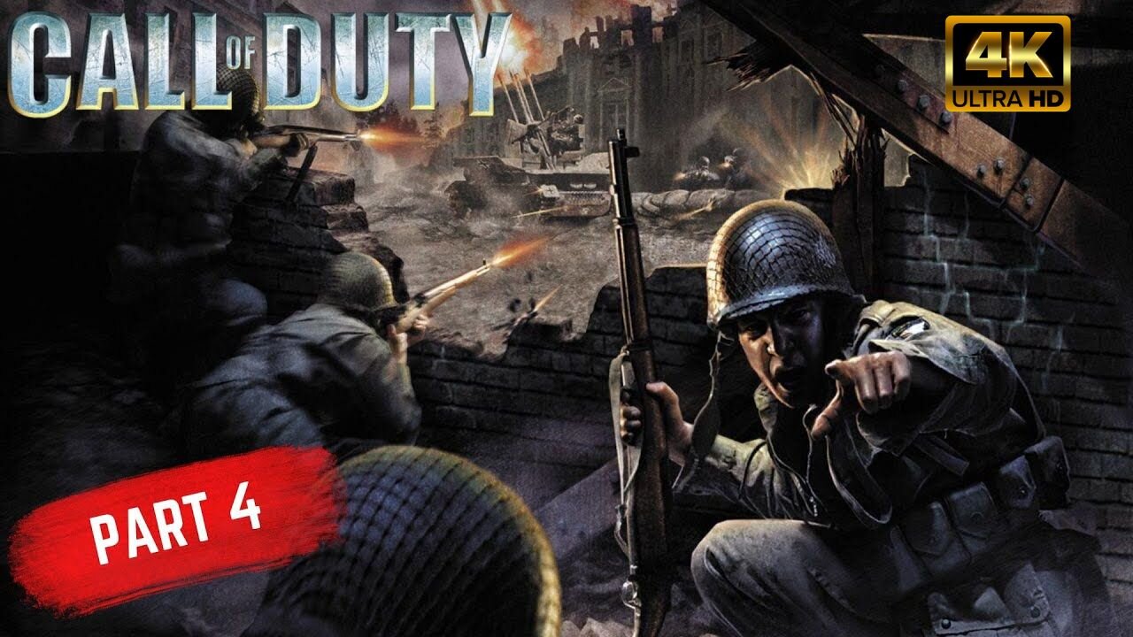 CALL of DUTY (2003): Defense of Sainte-Mère-Église - Gameplay Walkthrough (NO COMMENTARY)