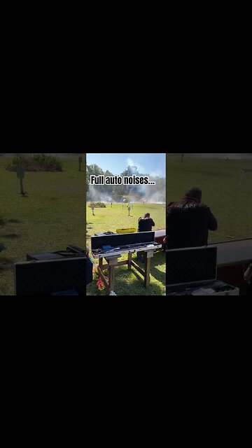 Full auto during the mad minute at #iv8888 range day 2023, my full video out tomorrow