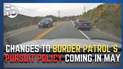 Collision after Border Patrol pursuit