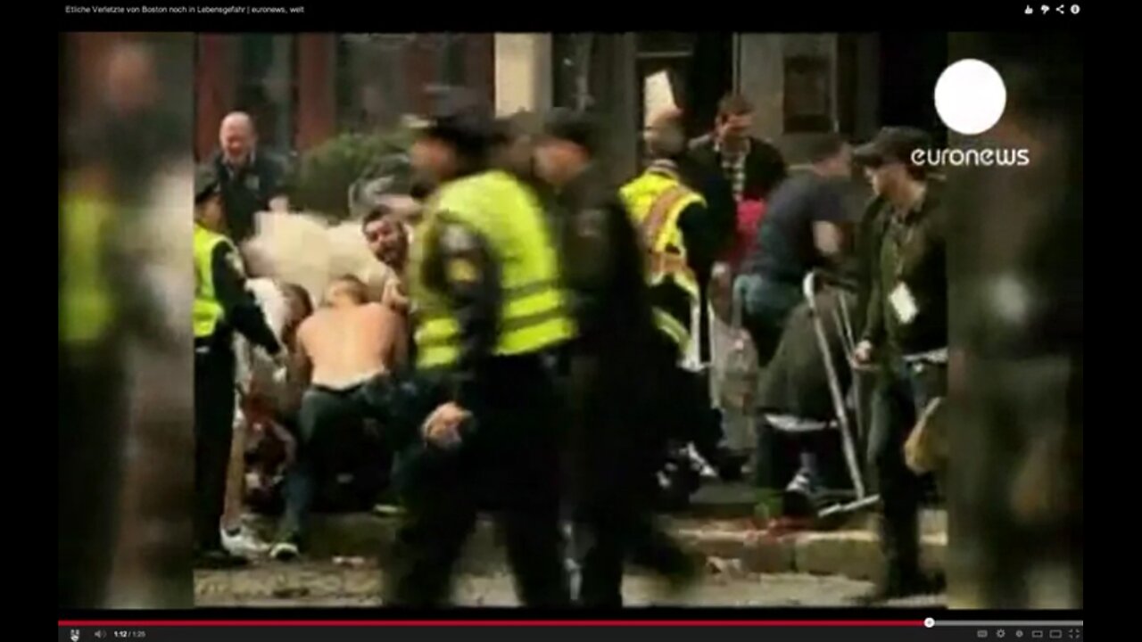 Boston Marathon Bombing - Guy Makes Dust Over Injured People - sbdreamin - 2013