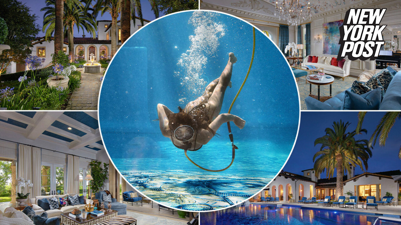 Swim City! Party underwater in this $50M California mansion