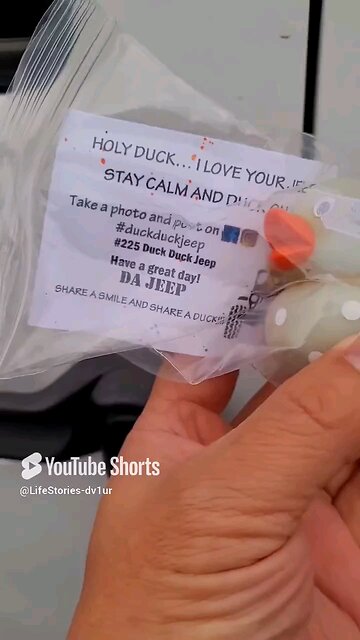 thank you for the duck #duckduckjeep #jeep #wheeling #4x4offroad #shorts #short