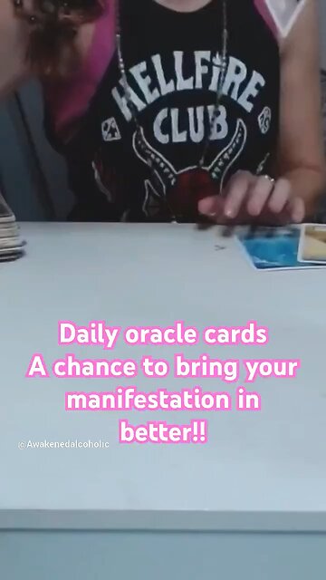 Daily oracle cards