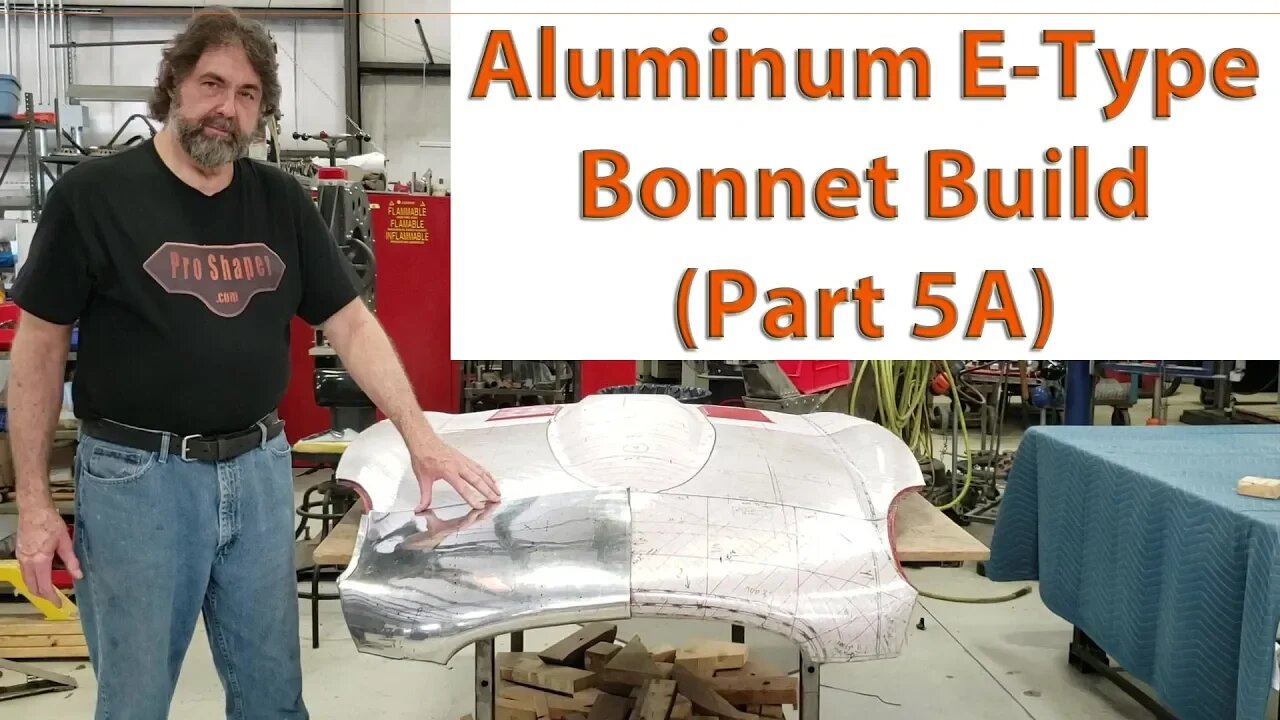 Metal Shaping: Jaguar E-Type Aluminum Bonnet Build (Part 5A)