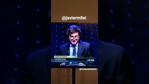 JAVIER MILEI EN EL DEBATE PRESIDENCIAL ARGENTINA 2023