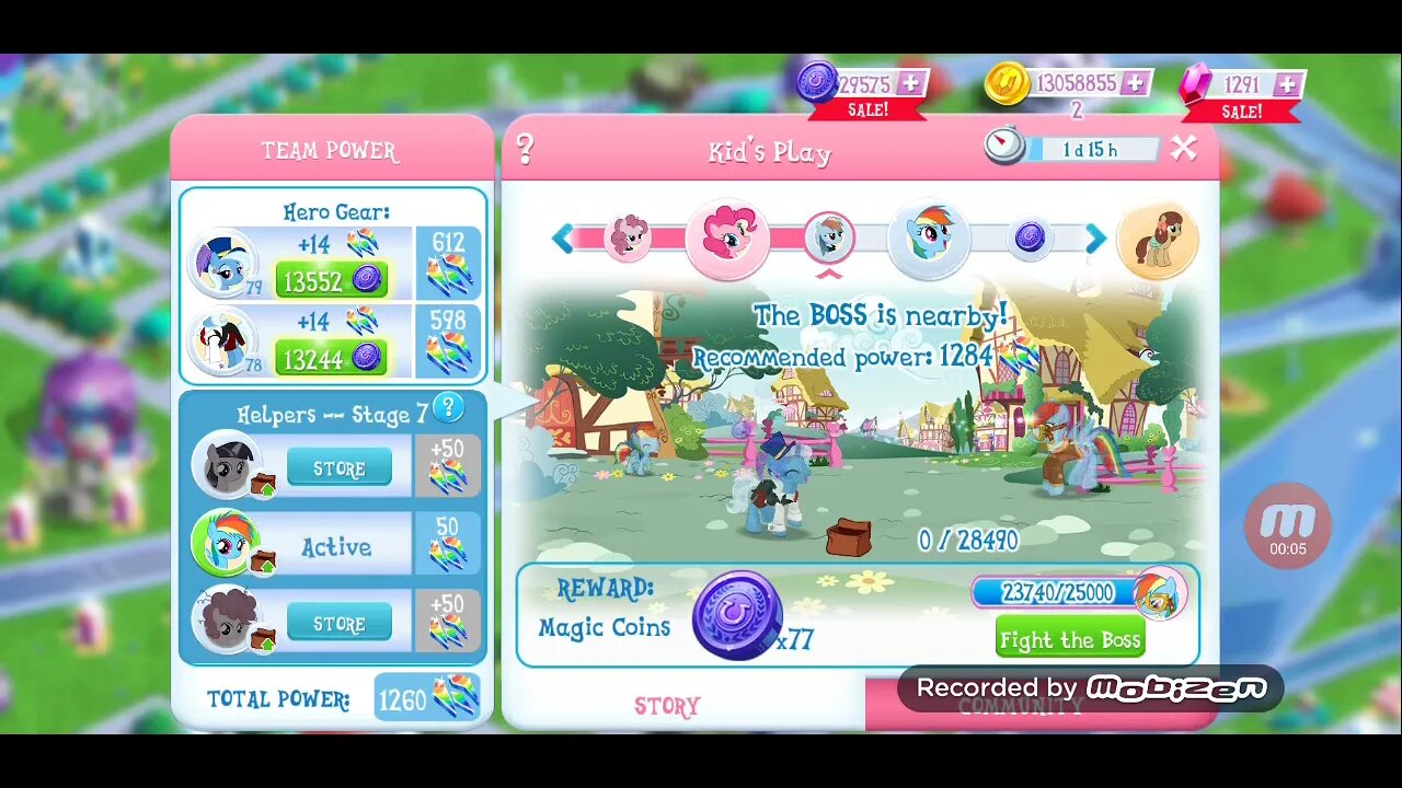 YAY!!! Trixie saved the day! Well really it was the younger versions of the Mane 6!