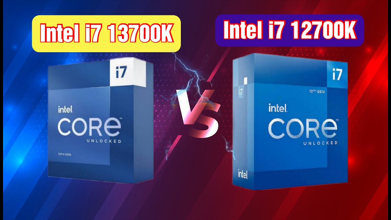 i7 13700K vs i7 12700K benchmark