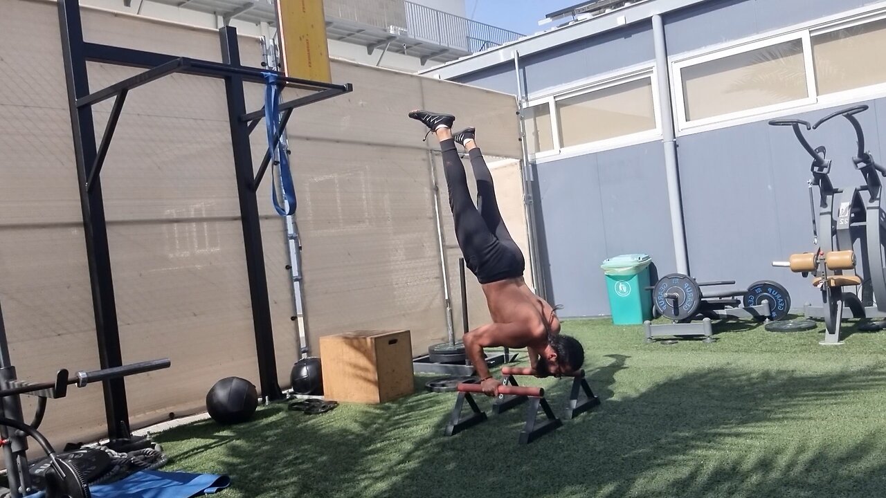 Bulk Day 40: SHOULDERS/ARMS | Handstands + Big Arms