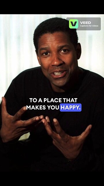Denzel Washington : JUST GET UP
