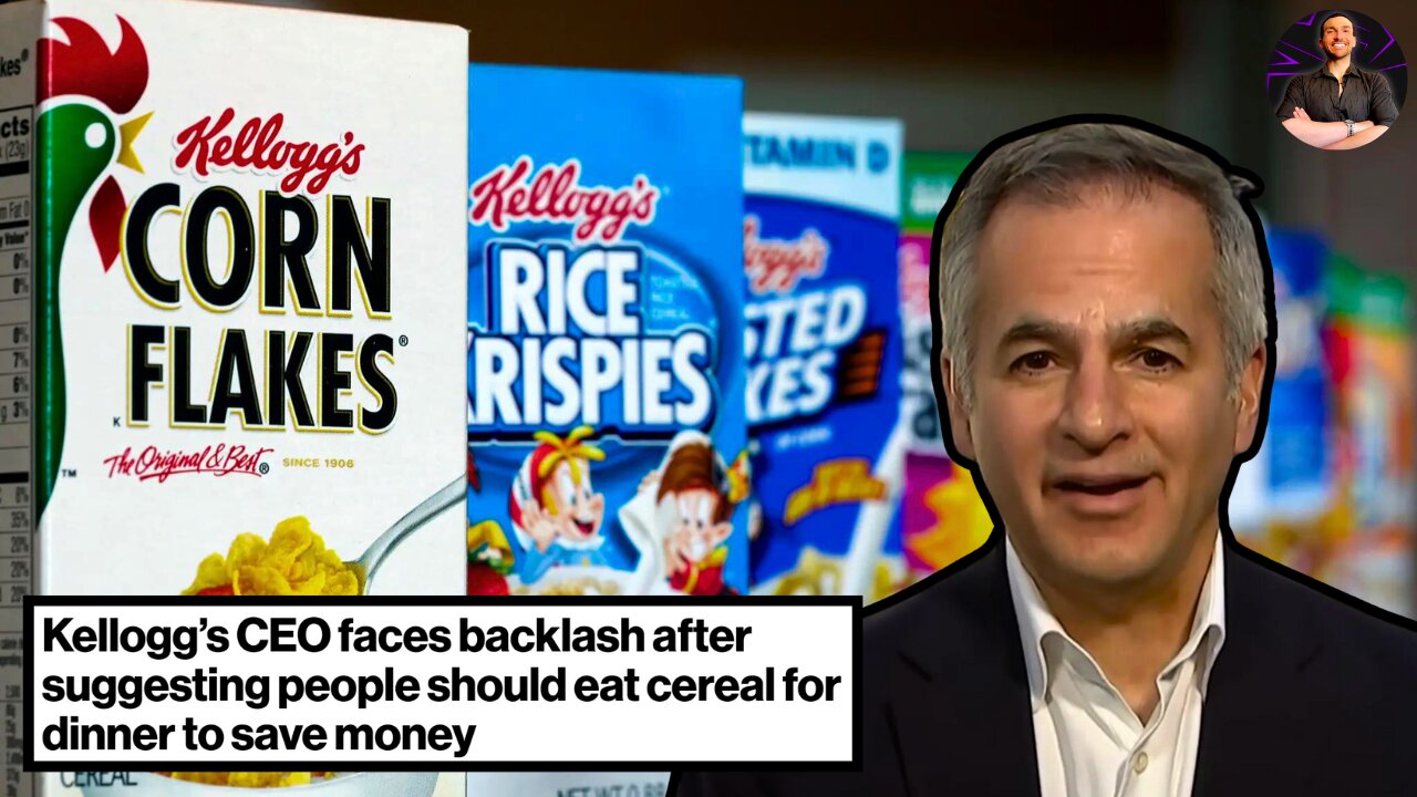 Kellogg's CEO Wants You to Fight Inflation By Having Cereal For Dinner!