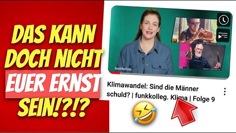 Der nächste Knaller der ARD: Männer sind schlecht fürs Klima🤣@Kai Brenner🙈