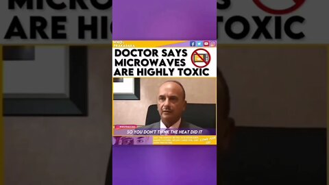Microwave kills all the nutrients in the food and it becomes toxic.
