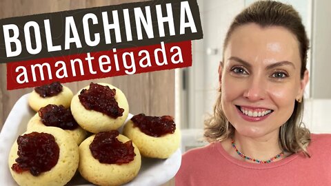 BISCOITO AMANTEIGADO COM GELEIA