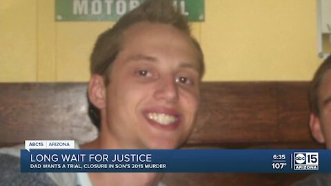 Father calling for trial, closure in son's 2015 murder