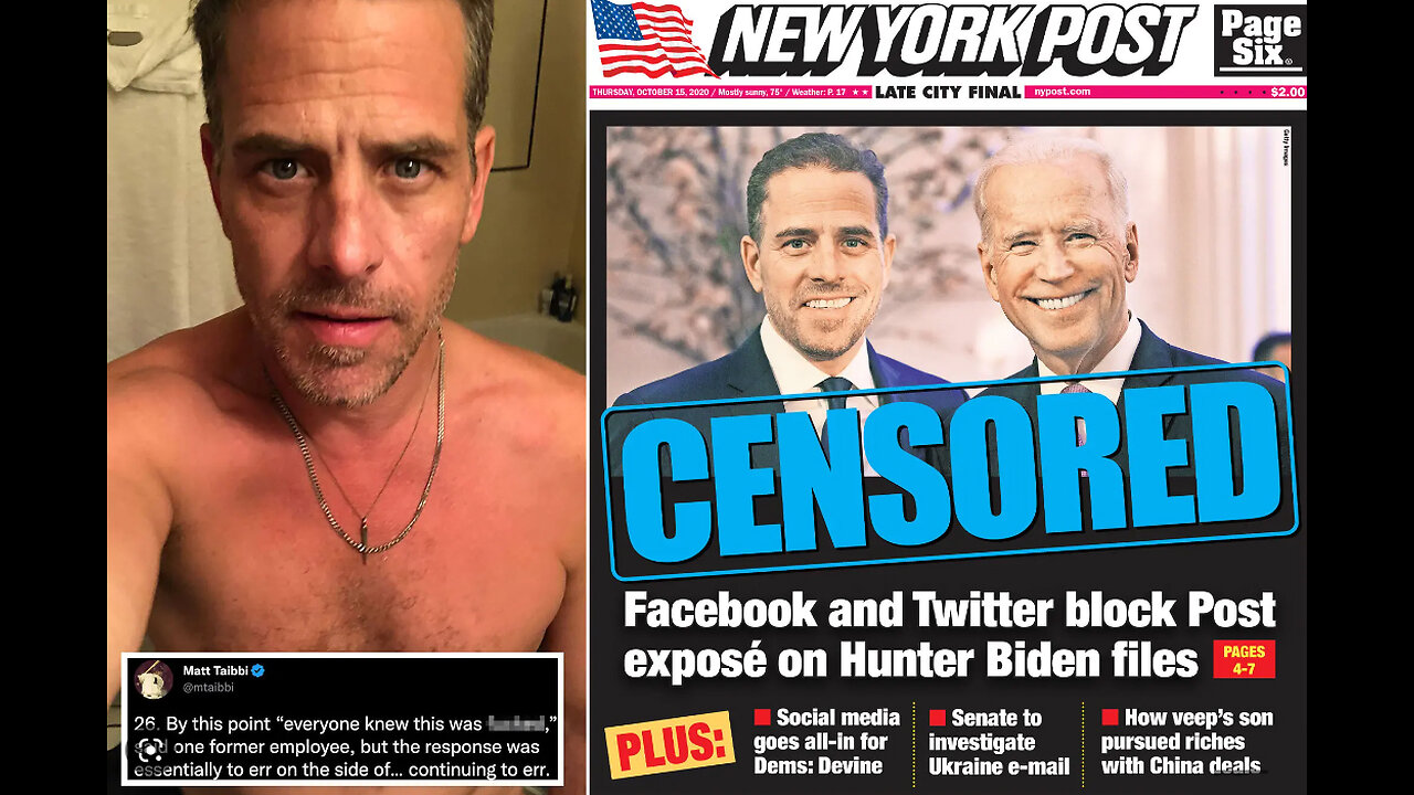 #TwitterFiles : preuves de la propagande complotiste des médias US concernant l'affaire Hunter Biden