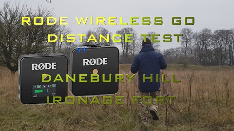 Rode wireless Go distance test . At a historical site in England