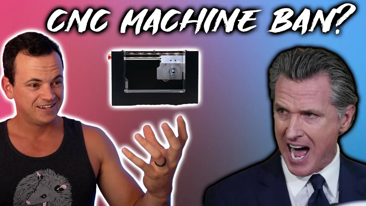 GUN LAWSUIT and CNC MACHINE BAN? - AB1621 + SB1327 Lawsuit