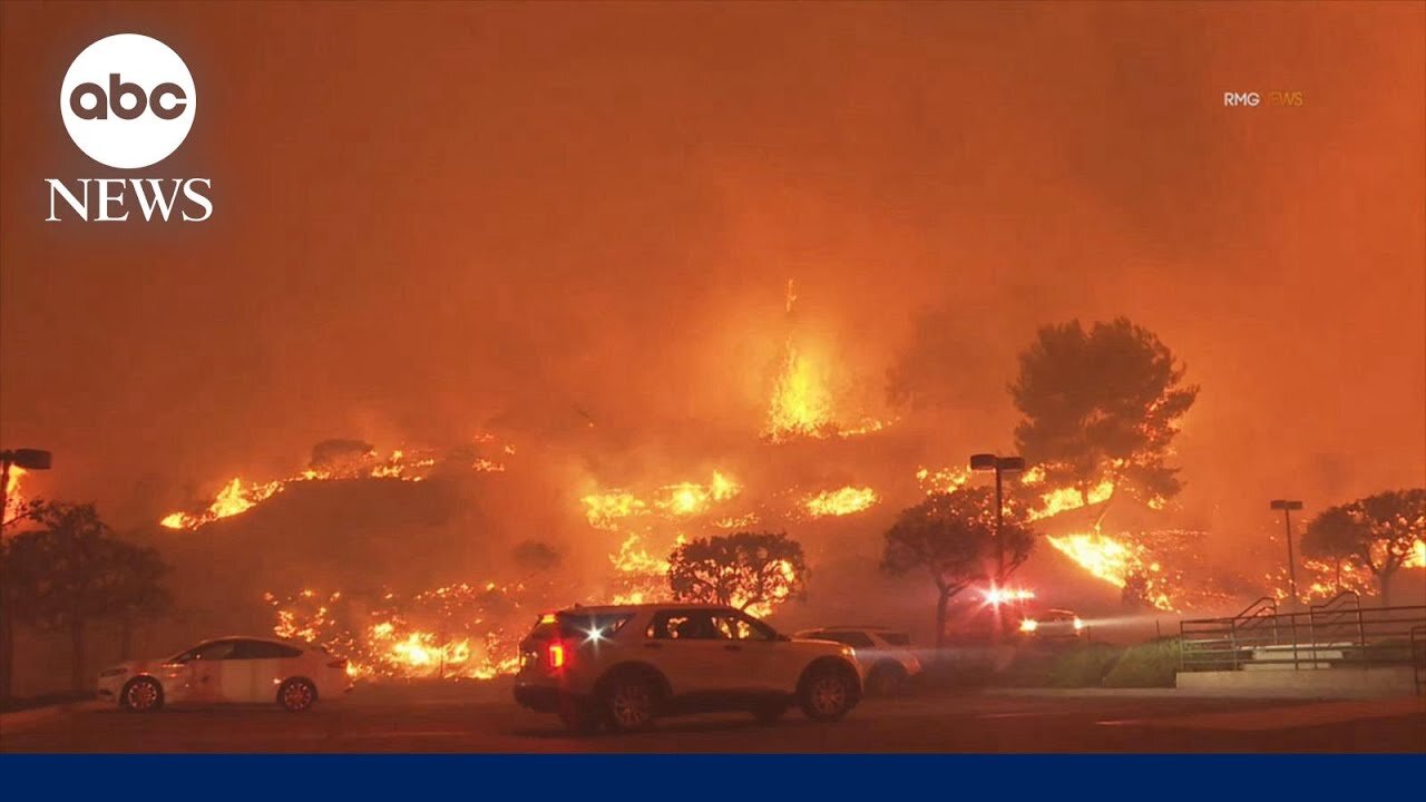 Franklin fire spreads throughout Malibu