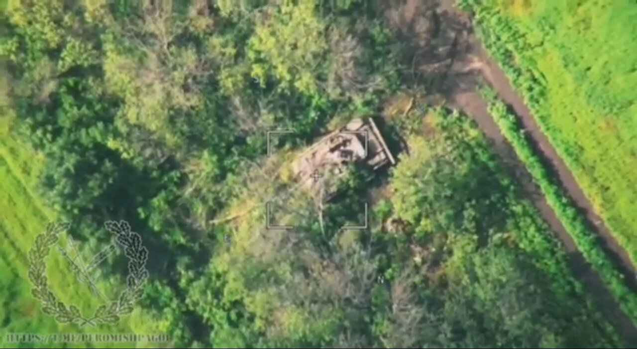 Footage of the Destruction of a M55 Slovenian tank by a krasnopol laser guided artillery