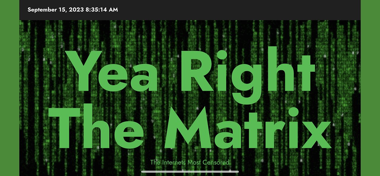 Just LIVE! #YEARIGHTTHEMATRIX