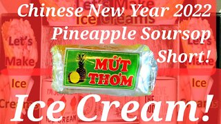 Chinese New Year 2022 Ice Cream Making Pineapple Soursop Year of the Tiger Shorts