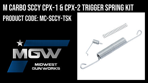 M CARBO SCCY CPX-1 & CPX-2 Trigger Spring Kit - MC-SCCY-TSK