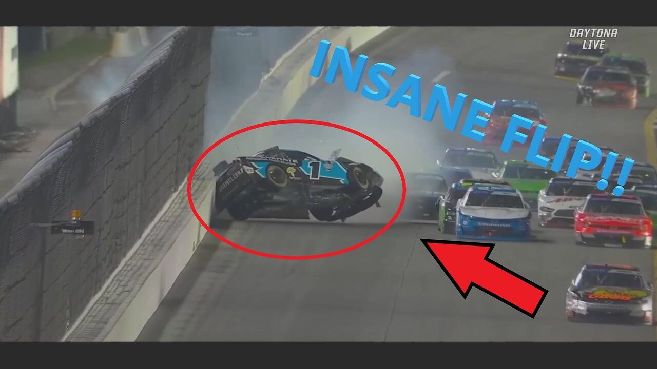 SAM MAYER INSANE NASCAR FLIP @DAYTONA!