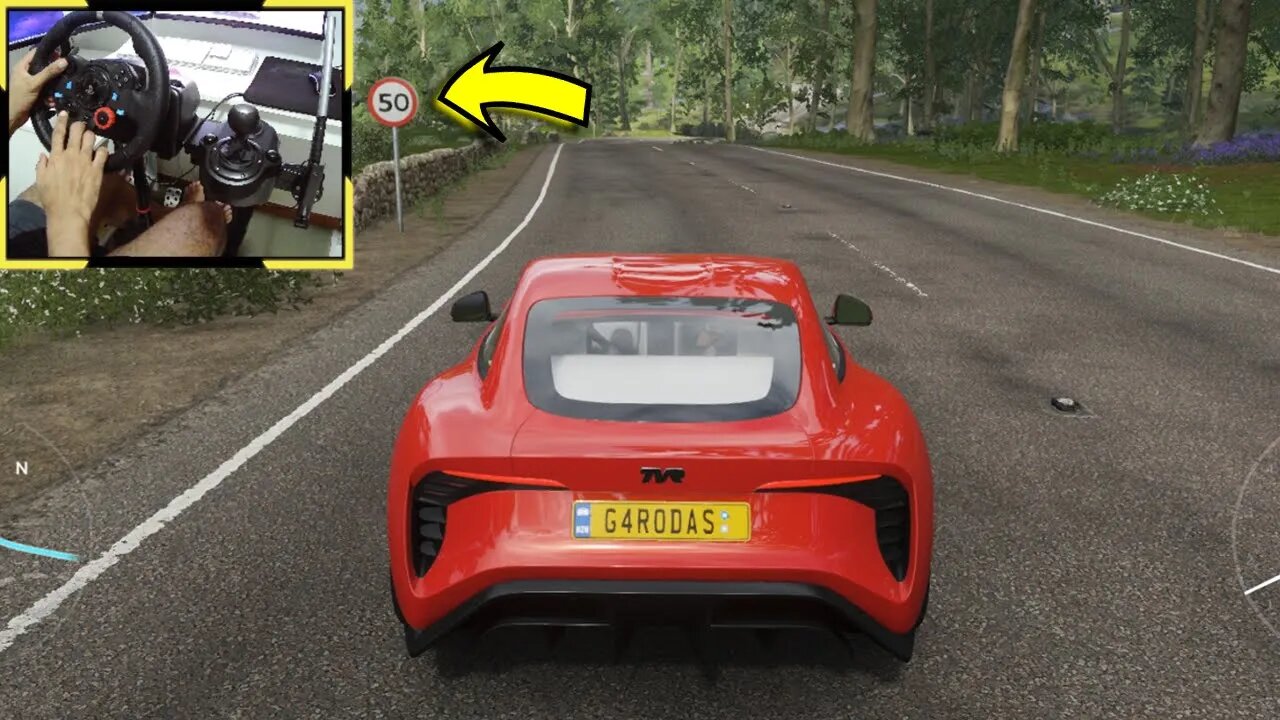 TVR GRIFFITH 2018 Forza Horizon 4 gameplay Logitech g29