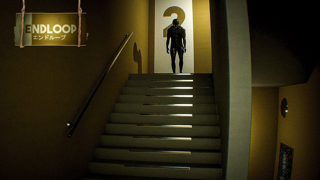 TRAPPED in ENDLESS STAIRWAY with Twisted Puzzles 💀 ▸ ENDLOOP | Indie Horror Game | Full Game