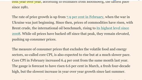 預計美國通脹將在 3 月再創 40 年新高
