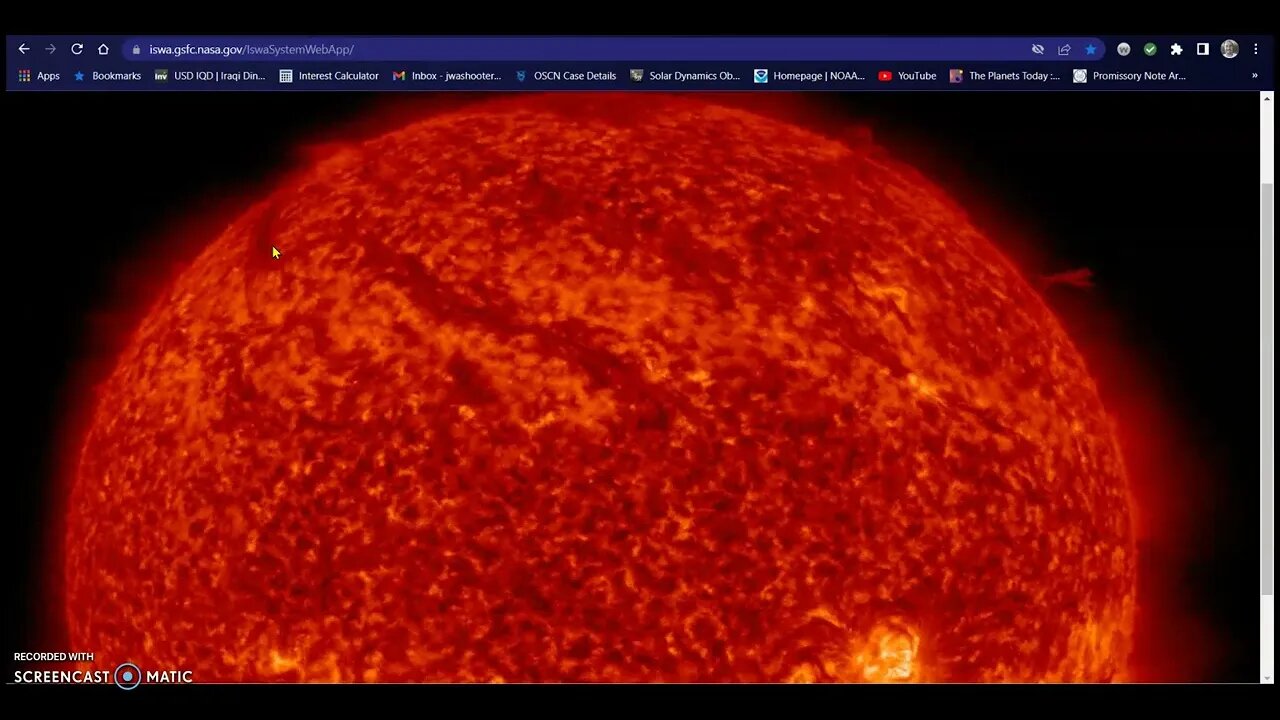 Solar Weather update 05 06 22 Filament release