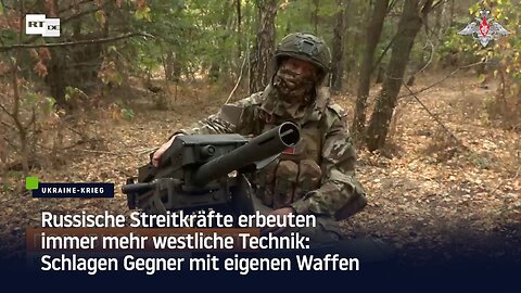 Russische Streitkräfte erbeuten immer mehr westliche Technik: Schlagen Gegner mit eigenen Waffen