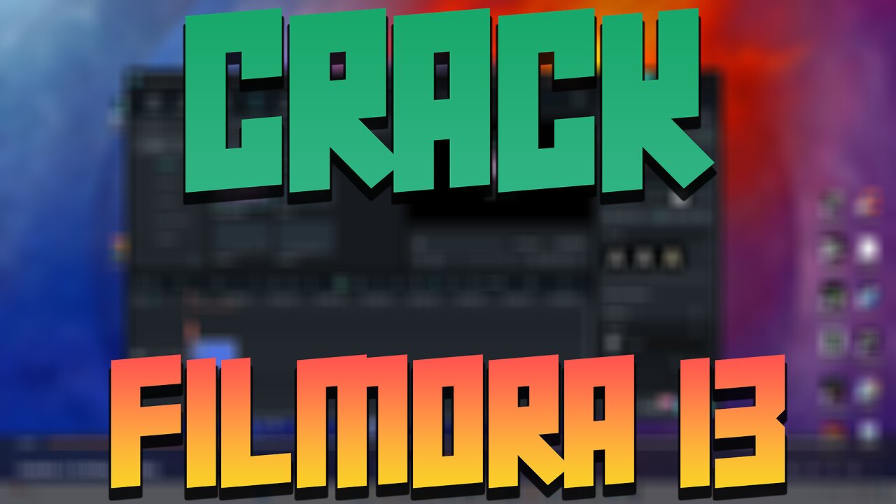 WONDERSHARE FILMORA 13 CRACK & LICENSE KEY (2024)