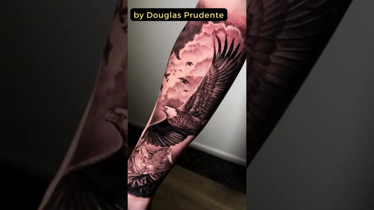 Stunning Work By Douglas Prudente #shorts #tattoos #inked #youtubeshorts