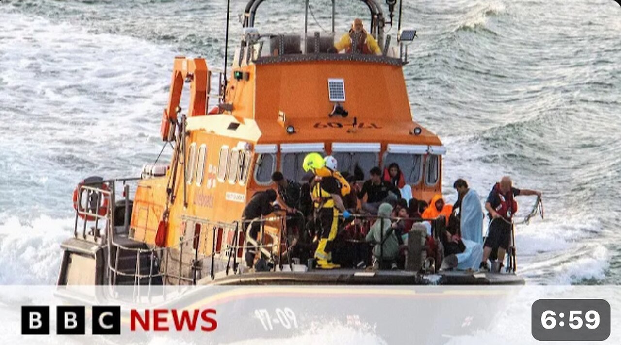 Migrant boat sinks in English Channel killing at least six people – BBC News