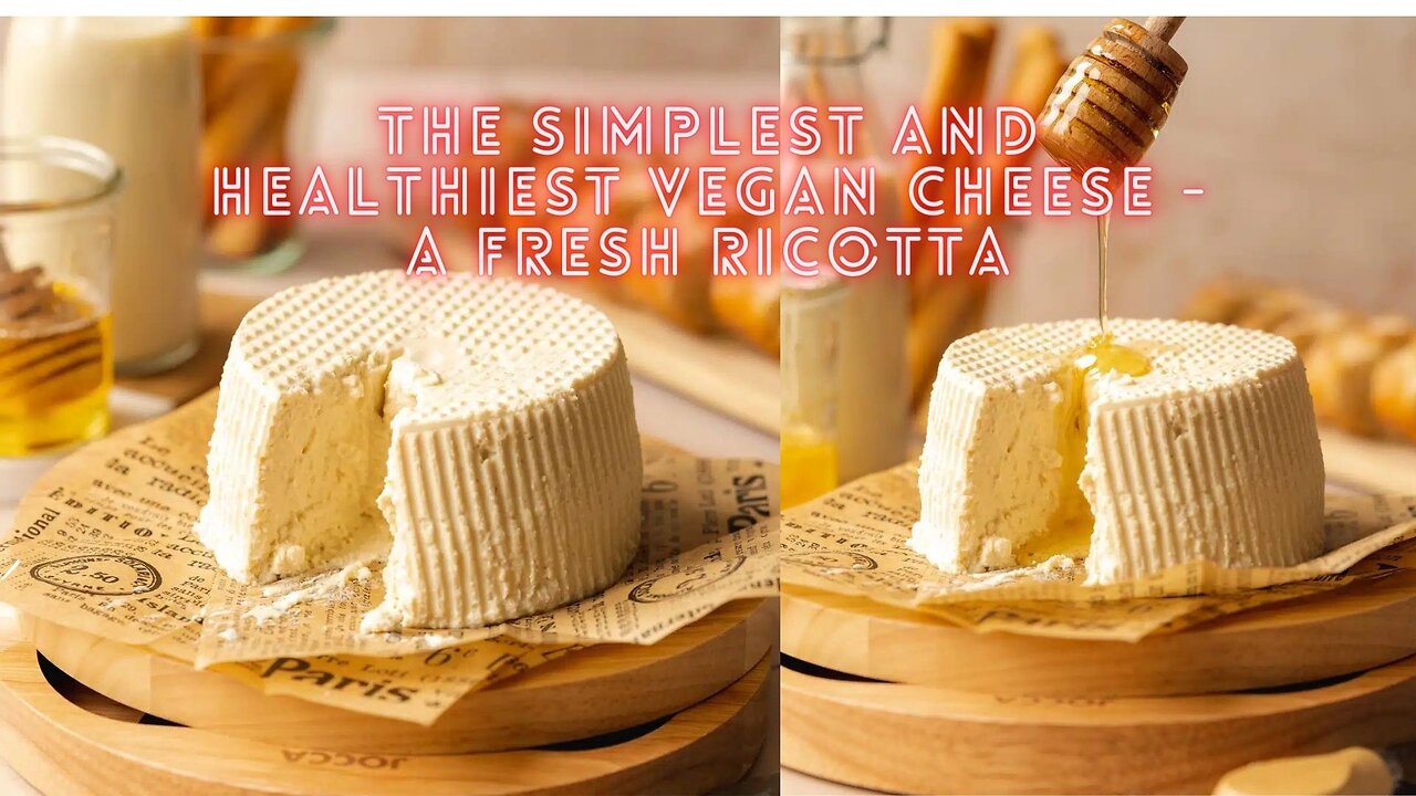 THE SIMPLEST AND HEALTHIEST VEGAN CHEESE - A FRESH RICOTTA