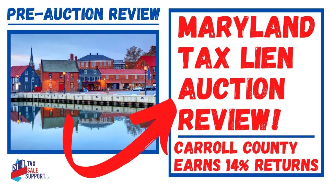 MARYLAND TAX LIEN ONLINE AUCTIONS: PRE-SALE REVIEW!