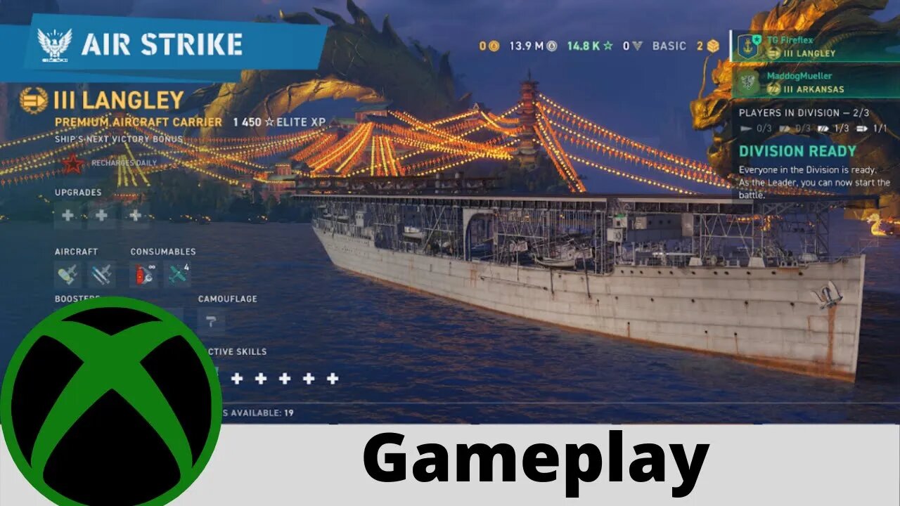 World of Warships: Legends (Aircraft Carrier Gameplay) on Xbox