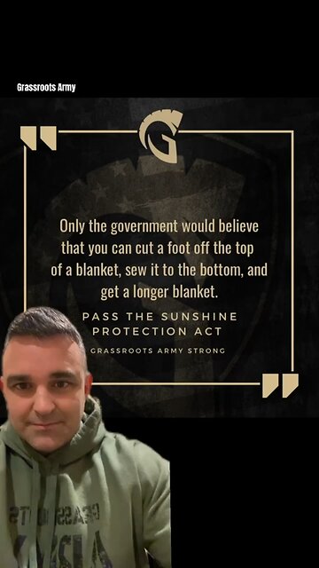 Pass The Sunshine Protection Act