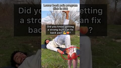 Did you know a strong *** can fix back pain?